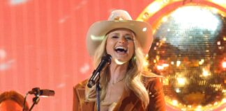 Miranda Lambert a manžel Přeskočte červený koberec CMA na vystoupení