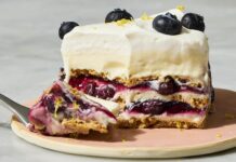 The Effortless Elegance of Lemon Blueberry Icebox Cake